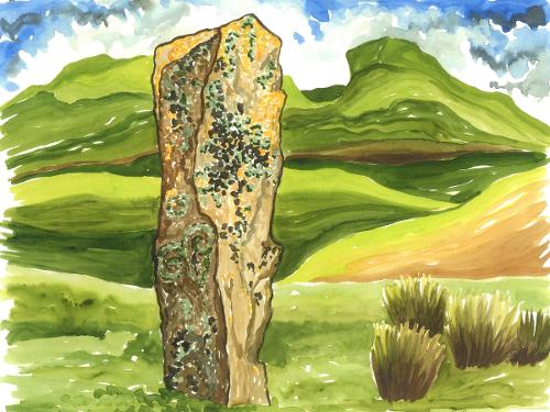 Isle of Seil, Scotland Standing stone