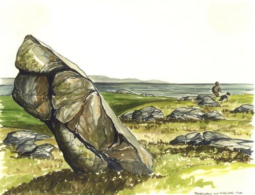 Isle of Tiree, Scotland Standing stone
