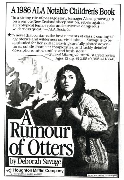 A Rumour of Otters - A 1986 ALA Notable Children’s Book